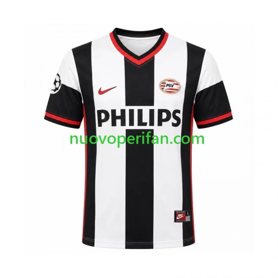 Maglie da Calcio PSV Eindhoven Retro Uomo Trasferta Tenuta 1998 Maniche Corte