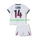 Maglie da Calcio Paris Saint-Germain Desire Doue 14 Bambino Trasferta Tenuta 2026-2027 Maniche Corte