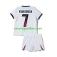 Maglie da Calcio Paris Saint-Germain Khvicha Kvaratskhelia 7 Bambino Trasferta Tenuta 2026-2027 Maniche Corte