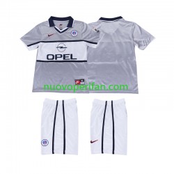 Maglie da Calcio Paris Saint-Germain 2000 2001 Retro Bambino Trasferta Tenuta Maniche Corte