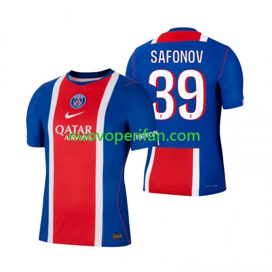 Maglie da Calcio Paris Saint-Germain Matvey Safonov 39 Uomo Prima Tenuta 2026-2027 Maniche Corte