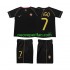 Maglie da Calcio Portogallo FIGO 7 Retro Bambino Trasferta Tenuta 2006 Maniche Corte