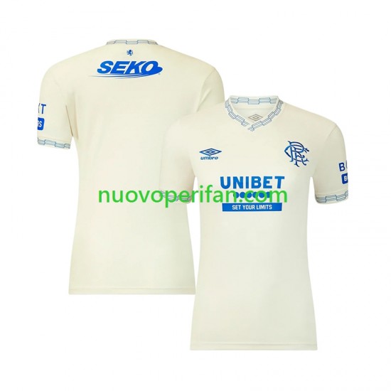 Maglie da Calcio Rangers Uomo Trasferta Tenuta 2026-2027 Maniche Corte