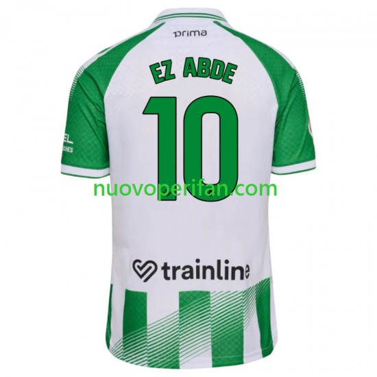 Maglie da Calcio Real Betis Abde Ezzalzouli 10 Uomo Prima Tenuta 2026-2027 Maniche Corte