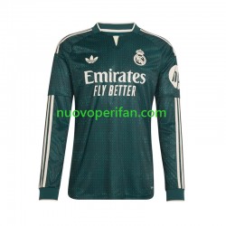 Maglie da Calcio Real Madrid Uomo Trasferta Tenuta 2026-2027 Maniche Lunghe