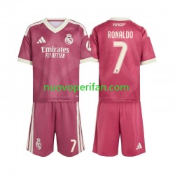 Maglie da Calcio Real Madrid Cristiano Ronaldo 7 Bambino Alternativa Tenuta 2026-2027 Maniche Corte