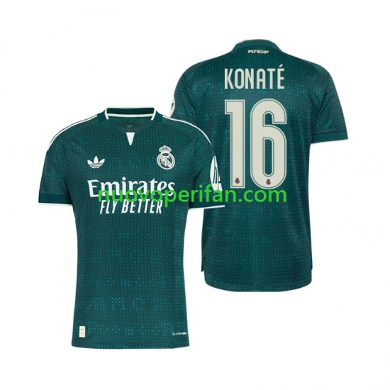 Maglie da Calcio Real Madrid Ibrahima Konate 16 Uomo Trasferta Tenuta 2026-2027 Maniche Corte