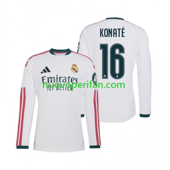 Maglie da Calcio Real Madrid Ibrahima Konate 16 Uomo Prima Tenuta 2026-2027 Maniche Lunghe