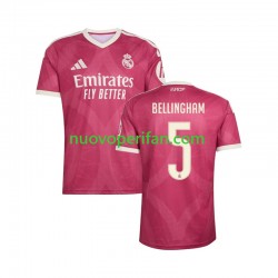 Maglie da Calcio Real Madrid Jude Bellingham 5 Uomo Alternativa Tenuta 2026-2027 Maniche Corte