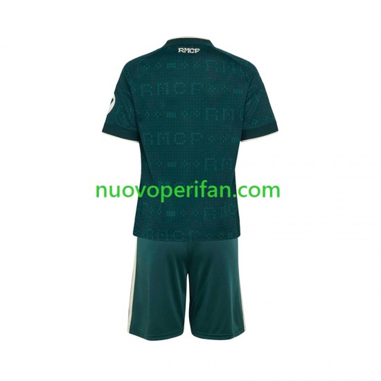 Maglie da Calcio Real Madrid Bambino Trasferta Tenuta 2026-2027 Maniche Corte