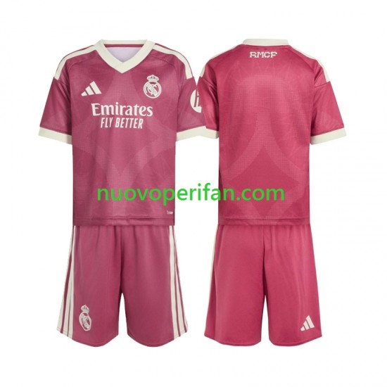 Maglie da Calcio Real Madrid Bambino Alternativa Tenuta 2026-2027 Maniche Corte