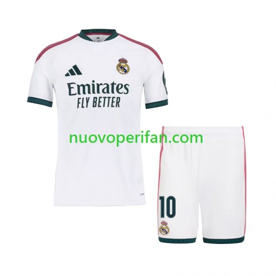 Maglie da Calcio Real Madrid Mbappé Kylian 10 Bambino Prima Tenuta 2026-2027 Maniche Corte