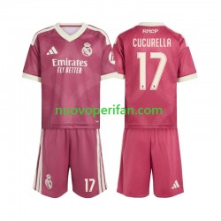 Maglie da Calcio Real Madrid Marc Cucurella 17 Bambino Alternativa Tenuta 2026-2027 Maniche Corte