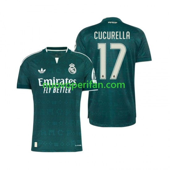 Maglie da Calcio Real Madrid Marc Cucurella 17 Uomo Trasferta Tenuta 2026-2027 Maniche Corte