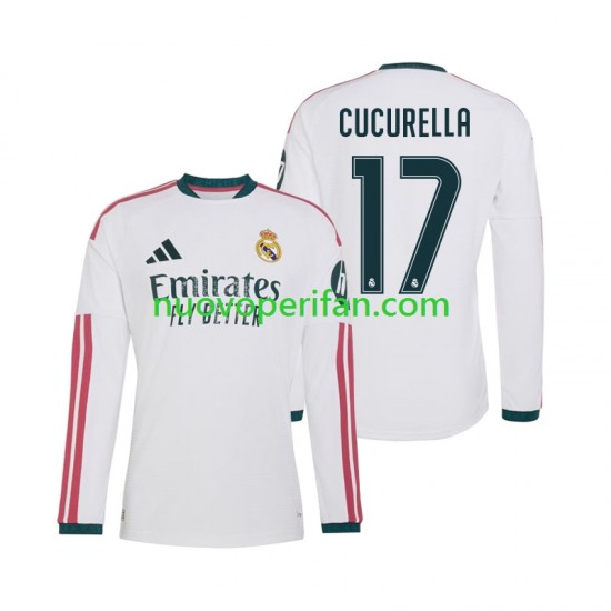 Maglie da Calcio Real Madrid Marc Cucurella 17 Uomo Prima Tenuta 2026-2027 Maniche Lunghe
