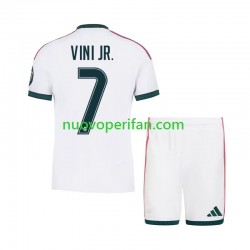 Maglie da Calcio Real Madrid Vinicius Junior 7 Bambino Prima Tenuta 2026-2027 Maniche Corte