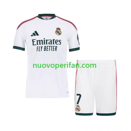 Maglie da Calcio Real Madrid Vinicius Junior 7 Bambino Prima Tenuta 2026-2027 Maniche Corte