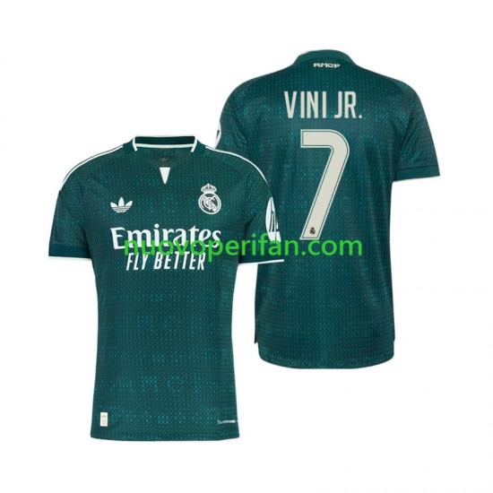 Maglie da Calcio Real Madrid Vinicius Junior 7 Uomo Trasferta Tenuta 2026-2027 Maniche Corte