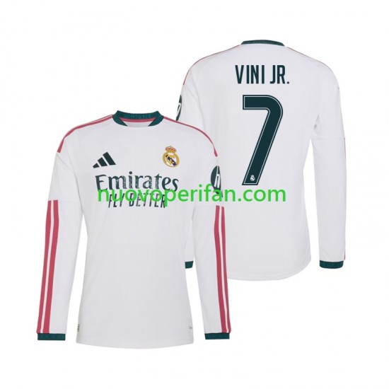 Maglie da Calcio Real Madrid Vinicius Junior 7 Uomo Prima Tenuta 2026-2027 Maniche Lunghe