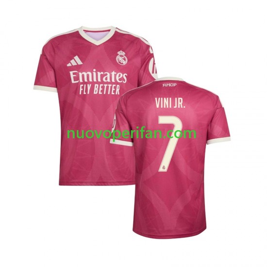 Maglie da Calcio Real Madrid Vinicius Junior 7 Uomo Alternativa Tenuta 2026-2027 Maniche Corte