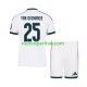 Maglie da Calcio Real Madrid Yan Diomande 25 Bambino Prima Tenuta 2026-2027 Maniche Corte