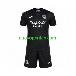 Maglie da Calcio Real Sociedad Bambino Trasferta Tenuta 2026-2027 Maniche Corte