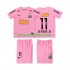 Maglie da Calcio Santos Neymar JR 11 2012 2013 Retro Bambino Quarta Tenuta Maniche Corte