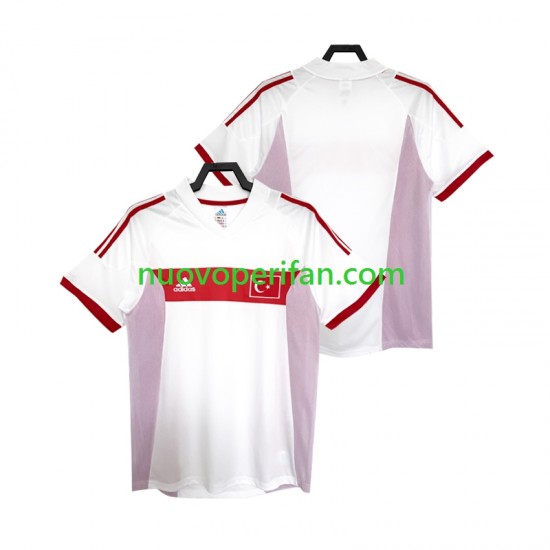 Maglie da Calcio Turchia Retro Uomo Trasferta Tenuta 2002 Maniche Corte