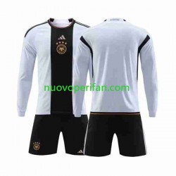 Maglie da Calcio Germania Bambino Prima Tenuta Mondiali 2022 Maniche Lunghe