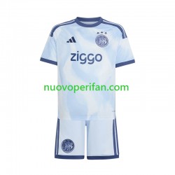 Maglie da Calcio AFC Ajax Bambino Alternativa Tenuta 2026-2027 Maniche Corte