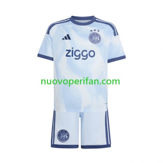 Maglie da Calcio AFC Ajax Bambino Alternativa Tenuta 2026-2027 Maniche Corte
