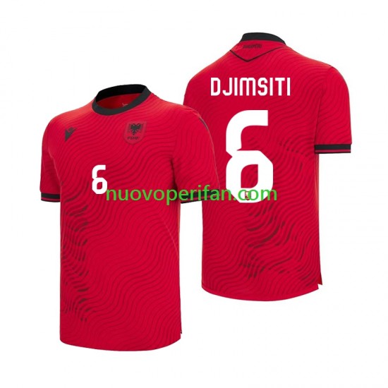 Maglie da Calcio Albania Berat Djimsiti 6 Uomo Prima Tenuta Mondiali 2026 Maniche Corte