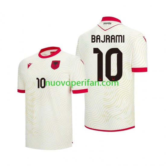 Maglie da Calcio Albania Nedim Bajrami 10 Uomo Trasferta Tenuta Mondiali 2026 Maniche Corte