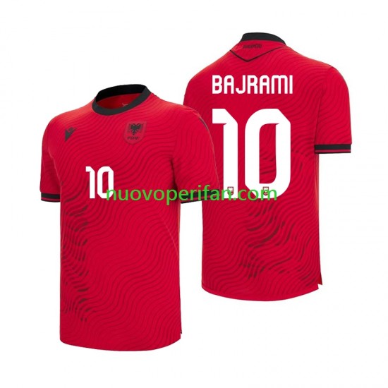 Maglie da Calcio Albania Nedim Bajrami 10 Uomo Prima Tenuta Mondiali 2026 Maniche Corte
