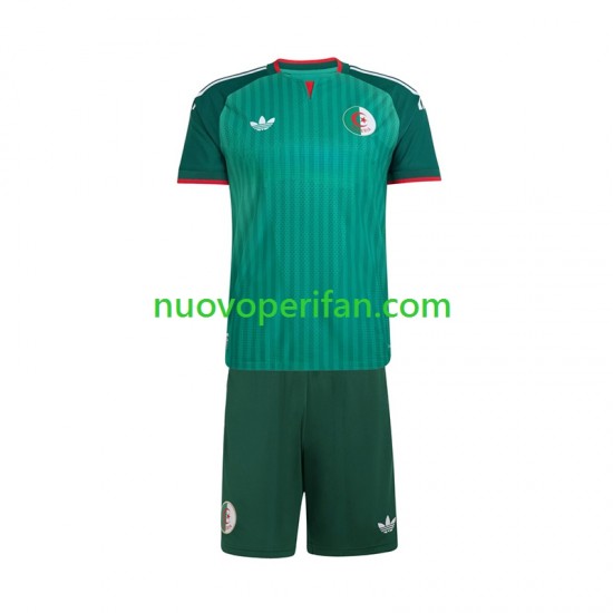 Maglie da Calcio Algeria Bambino Trasferta Tenuta 2026 Maniche Corte