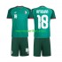 Maglie da Calcio Algeria Mohamed Amoura 18 Bambino Trasferta Tenuta 2026 Maniche Corte