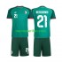 Maglie da Calcio Algeria Ramy Bensebaini 21 Bambino Trasferta Tenuta 2026 Maniche Corte