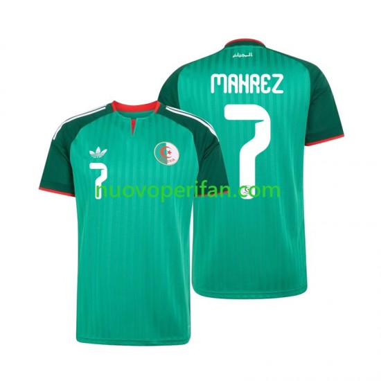 Maglie da Calcio Algeria Riyad Mahrez 7 Uomo Trasferta Tenuta 2026 Maniche Corte