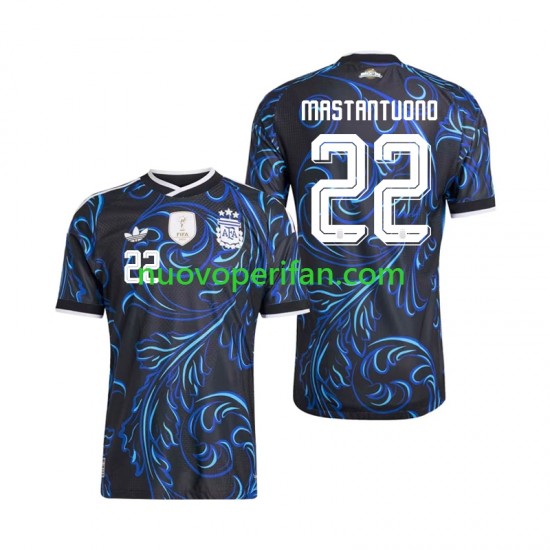 Maglie da Calcio Argentina Franco Mastantuono 22 Uomo Trasferta Tenuta Mondiali 2026 Maniche Corte