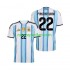 Maglie da Calcio Argentina Franco Mastantuono 22 Uomo Prima Tenuta Mondiali 2026 Maniche Corte