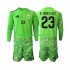 Maglie da Calcio Argentina Emiliano Martinez 23 Portiere Bambino Alternativa Tenuta Mondiali 2026 Maniche Lunghe