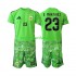 Maglie da Calcio Argentina Emiliano Martinez 23 Portiere Bambino Alternativa Tenuta Mondiali 2026 Maniche Corte
