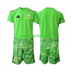 Maglie da Calcio Argentina Portiere Bambino Alternativa Tenuta Mondiali 2026 Maniche Corte