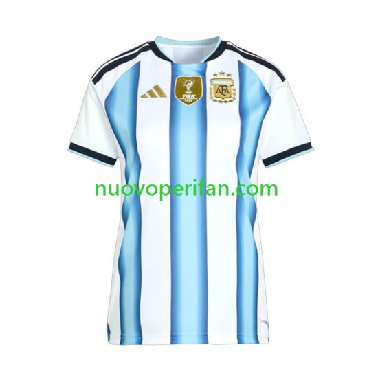 Maglie da Calcio Argentina Donna Prima Tenuta Mondiali 2026 Maniche Corte