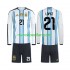 Maglie da Calcio Argentina Jose Manuel Lopez 21 Bambino Prima Tenuta Mondiali 2026 Maniche Lunghe