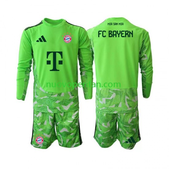 Maglie da Calcio FC Bayern München Portiere Bambino Prima Tenuta 2026-2027 Maniche Lunghe