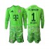 Maglie da Calcio FC Bayern München Manuel Neuer 1 Portiere Bambino Prima Tenuta 2026-2027 Maniche Lunghe