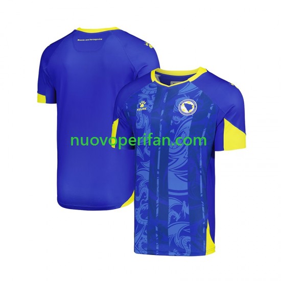 Maglie da Calcio Bosnia Erzegovina Uomo Prima Tenuta Mondiali 2026 Maniche Corte