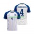 Maglie da Calcio Bosnia Erzegovina Tarik Muharemovic 4 Uomo Trasferta Tenuta Mondiali 2026 Maniche Corte