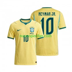 Maglie da Calcio Brasile Neymar JR 10 Uomo Prima Tenuta Mondiali 2026 Maniche Corte